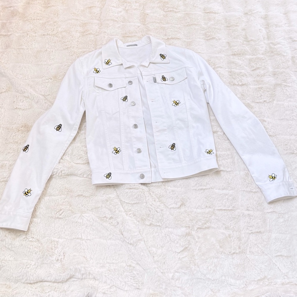 DIOR x KAWS Denim Jacket with Embroidered Details - Picture 2 of 16